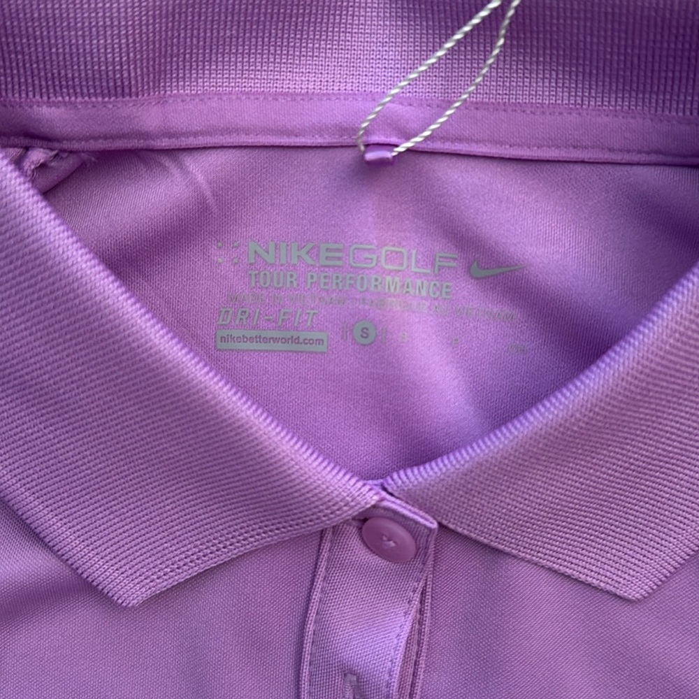 Nike Women's Lavender Button Down GOLF Shirt - Picture 2 of 8